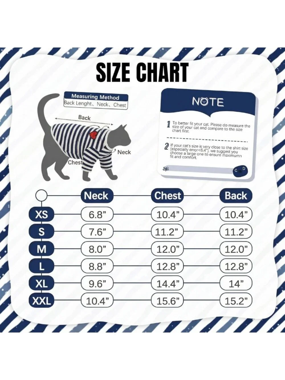 Stylish Hairless Cat Shirt - Breathable Stripe Vest for Everyday Comfort